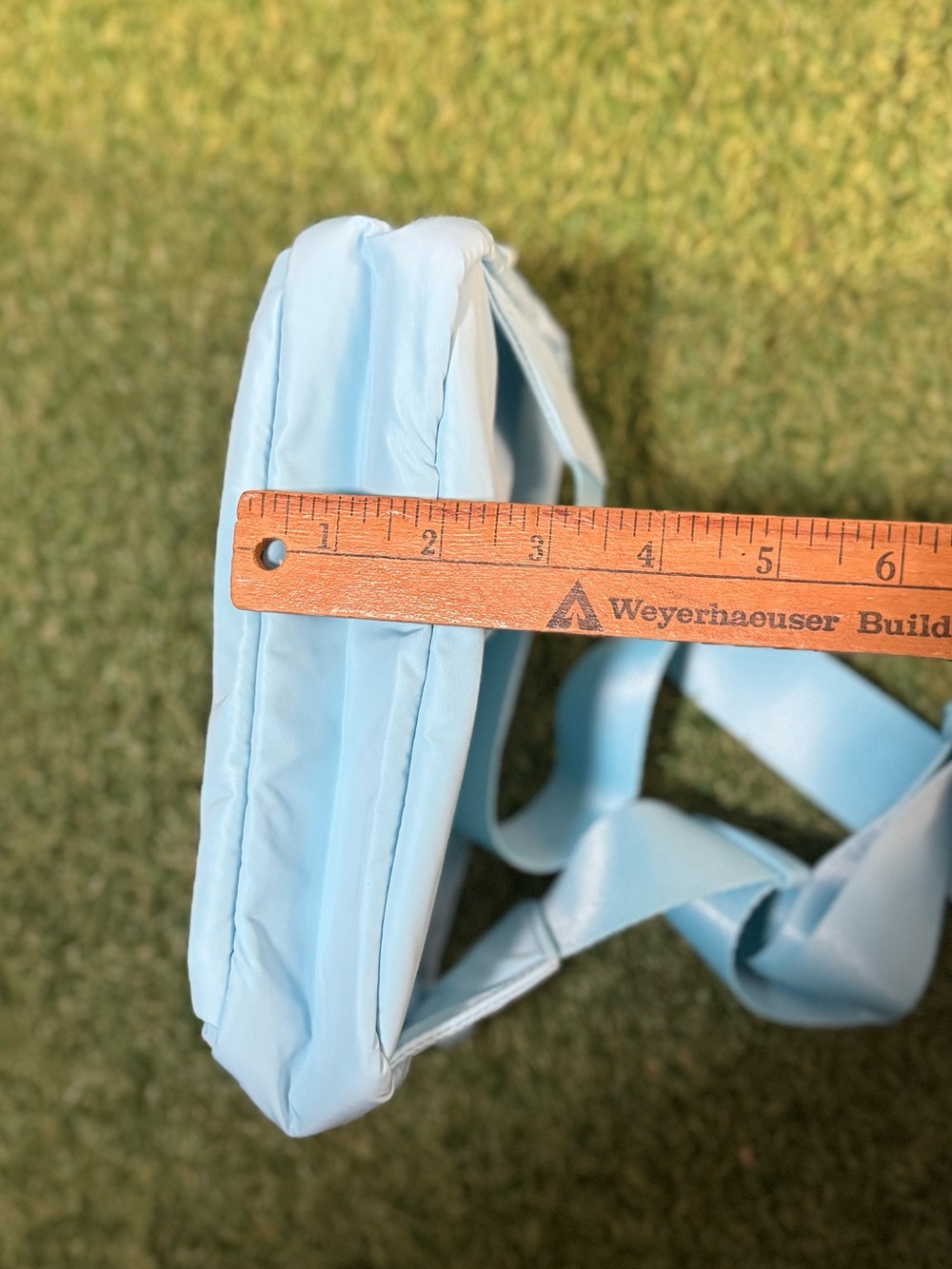 Athleta All About Large Crossbody Purse Bag Aqua Blue Casual Travel -NWOT - Picture 12 of 13